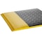 Crown Matting Technologies Antifatigue Mat, 6' L x 4' W, 9/16" Thickness, High density PVC top, Black/Yellow WB 0046YD - alternate 2